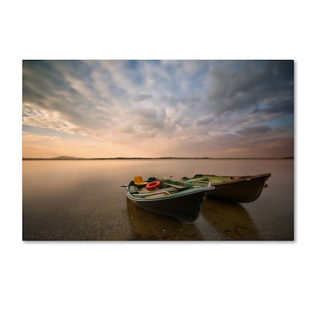 Piotr Krol 'Boats' Canvas Art,30x47